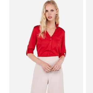Red Portofino Blouse